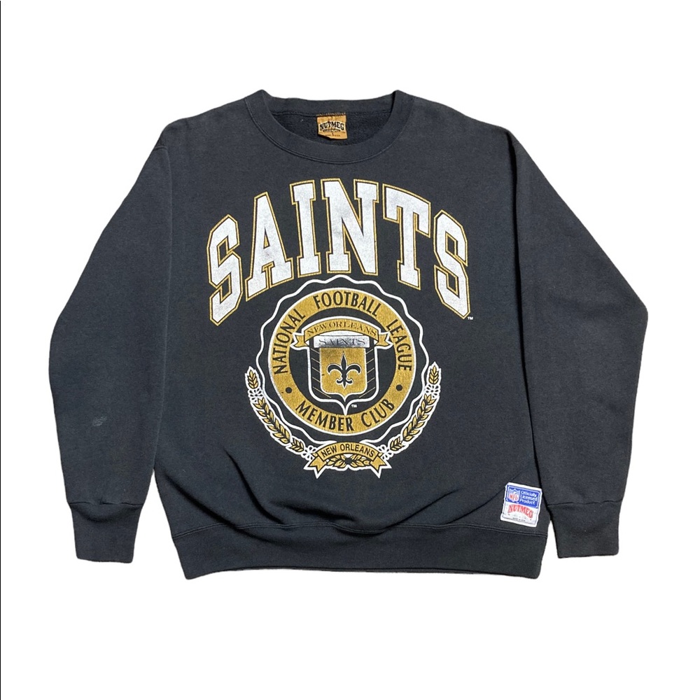 90s New Orleans Saints Nutmeg Large Sweatshirt